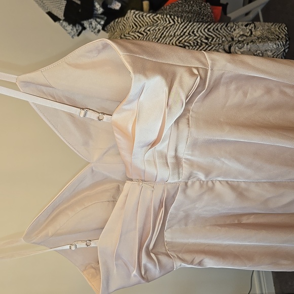 AZAZIE Bridemaid Dress - Style LINIA - Size 8 - Satin Royal Rose - Picture 7 of 7